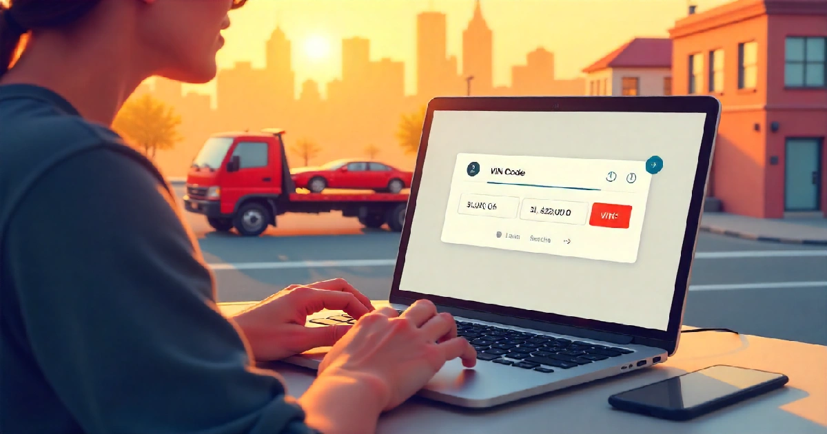 Find Towed Car by VIN Number Online